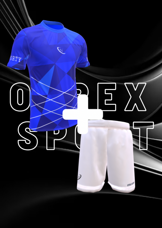 EQUIPACIÓN OTREX - CAMISETA BE SPORTY & PANTALÓN BLANCO